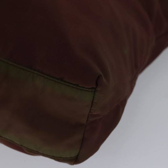 PRADA robot Hand Bag Nylon Brown Auth bs17789 - Picture 10 of 16